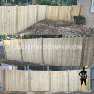 Cascade Fence Company - Dog Ear wood fence - 1