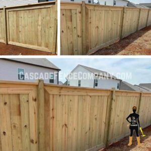Cascade Fence Company - Cap Privacy wood fence - 1